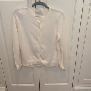 Loft cream cardigan